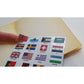 World Flags Stickers - 192 Countries PVC Transparent Planner Travel Stickers for School, Theme Parties, Homeschool, Journal Sticker, Labels