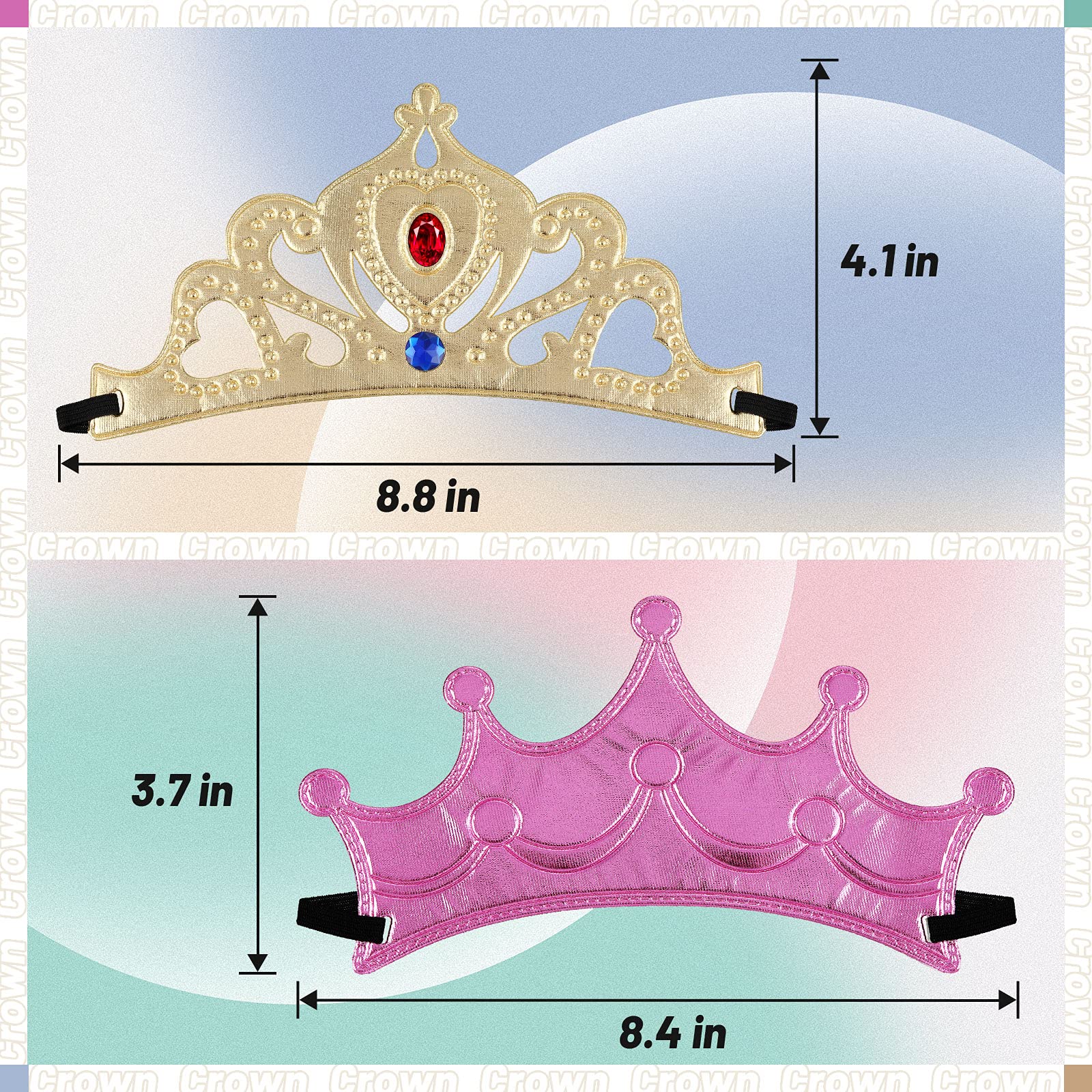 Buy now Epakh 19 Pieces DIY Crowns Set Party Foam Hats Making Your Own Tiara Crystal Diamond Sticker Princess King Crown Birthday Hat (Classic Style) at indiglob india