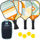 Helium Pickleball Paddles Set of 4 - USAPA Certified - Graphite Fiberglass Surface, Lightweight Honeycomb Core