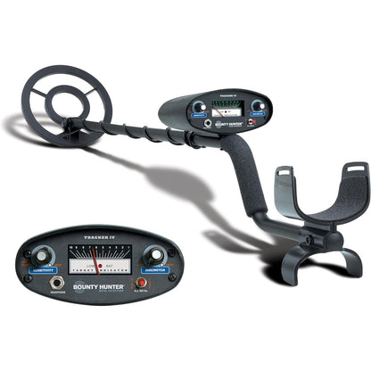 Bounty Hunter TK4 Tracker IV Metal Detector – All-Terrain Gold, Silver, Coin & Relic Finder with 8" Waterproof Coil, 3 Detection Modes – for Adults & Kids – Made in USA