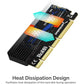 SABRENT M.2 NVMe SSD to PCIe X16/X8/X4 Adapter Card with Aluminum Heatsink, Easy Install, Supports 2230/2242/2260/2280, Not Compatible with SATA or PCIe x1 (EC-PCIE)