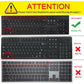 Keyboard Cover for Dell KB216 KB216b KB216t KB216d KB216p Wired & KM636 & Dell Optiplex 5250 3050 3240 5460 7450 7050 & Dell Inspiron AIO 3475/3670/3477 All-in one Desktop Keyboard Protector -Clear