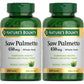 Nature's Bounty Saw Palmetto Support for Prostate and Urinary Health, Herbal Health Supplement, 450mg, 250 Capsules