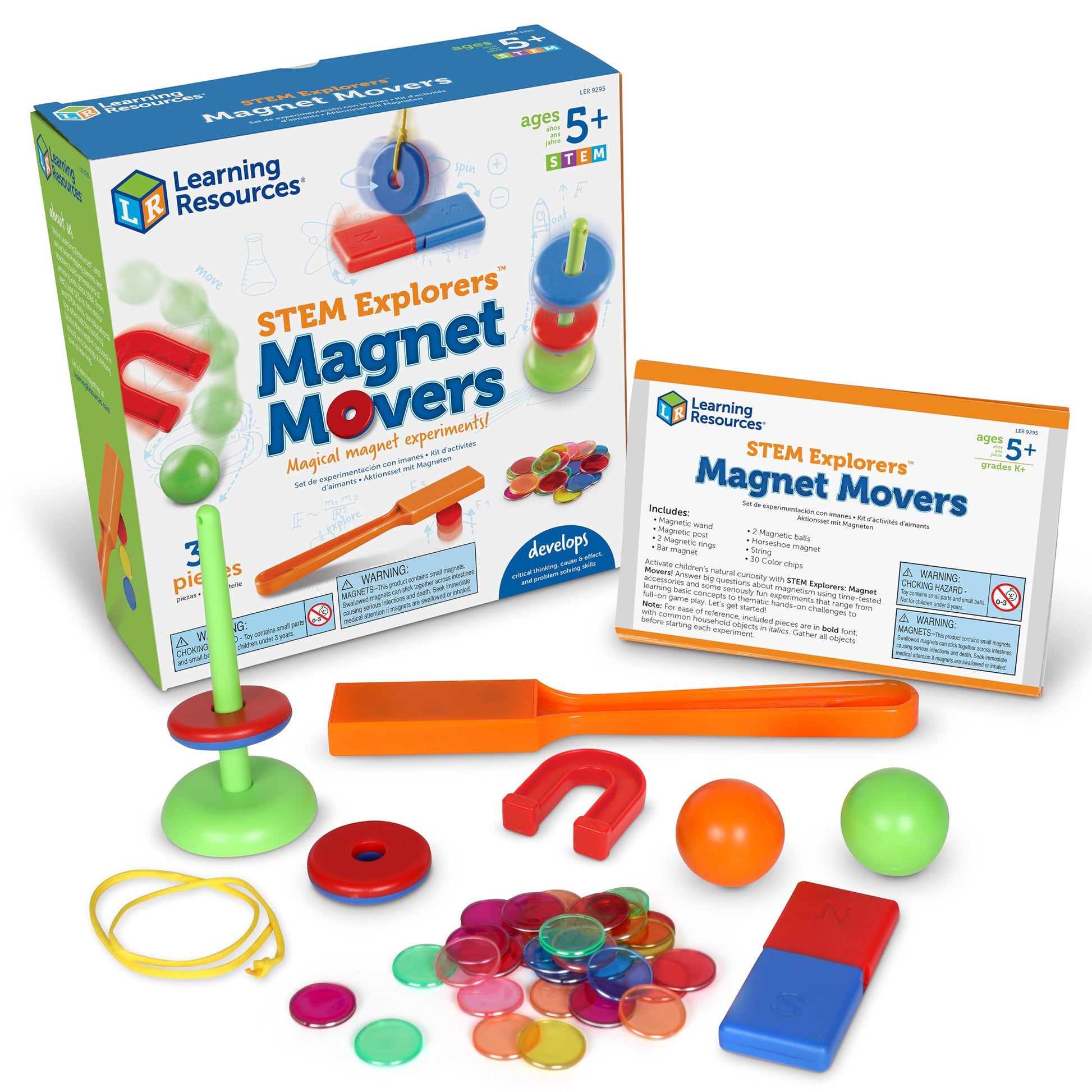 Buy now Learning Resources STEM Explorers Magnet Movers - Science For Kids Sensory Bin, Critical Thinking, Fine Motor Toys, Classroom Math Supplies, Homeschool Crafts, Educational Games, Birthday Gift at indiglob india