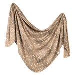 Buy now Copper Pearl Large Premium Knit Baby Swaddle Receiving Blanket Fawn at indiglob india