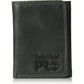 Timberland PRO Men's Leather Trifold Wallet with ID Window, Black/Bullard, One Size