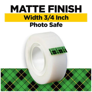 Scotch Magic Tape, 1 Roll, Numerous Applications, Invisible, Engineered for Repairing, 3/4 x 1000 Inches, Boxed