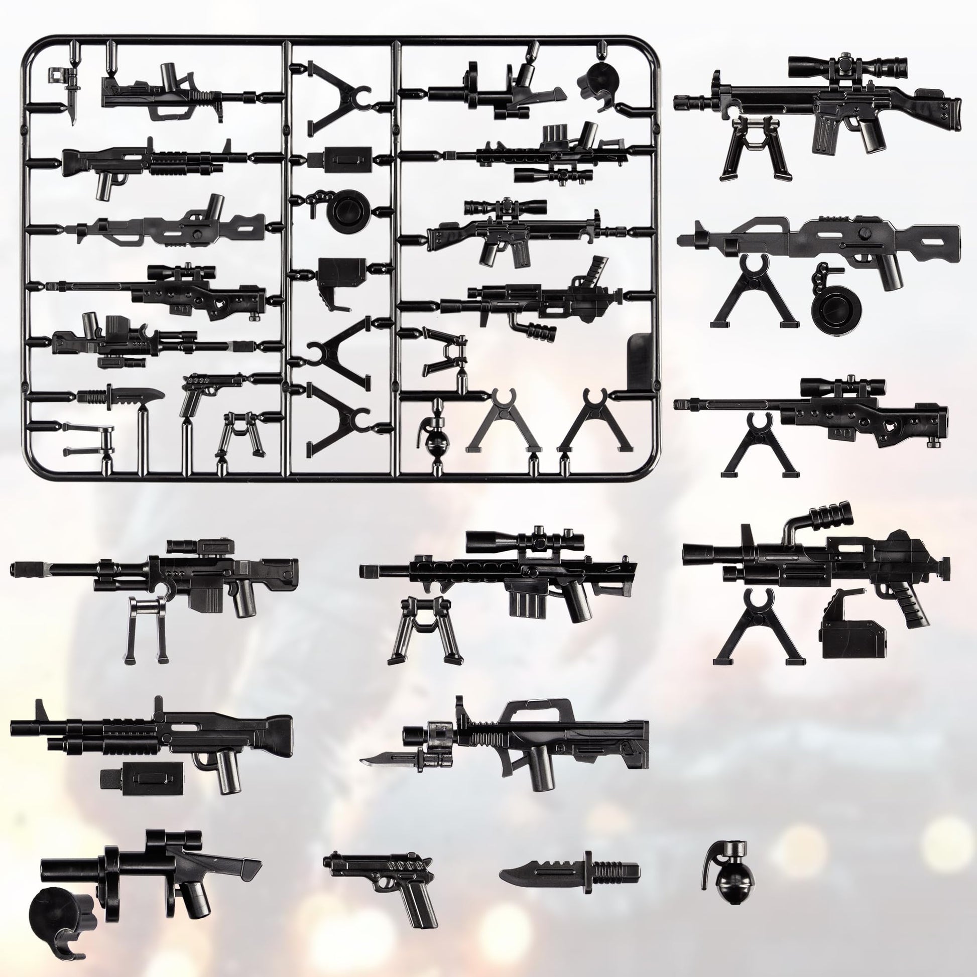 Buy now 83 Pcs Toy Soldiers Figures US Army Battle Toy Set - Weapons Pack Military Weapon Battle Building Blocks Compatible with Major Brand, 3 Years Old and up at indiglob india
