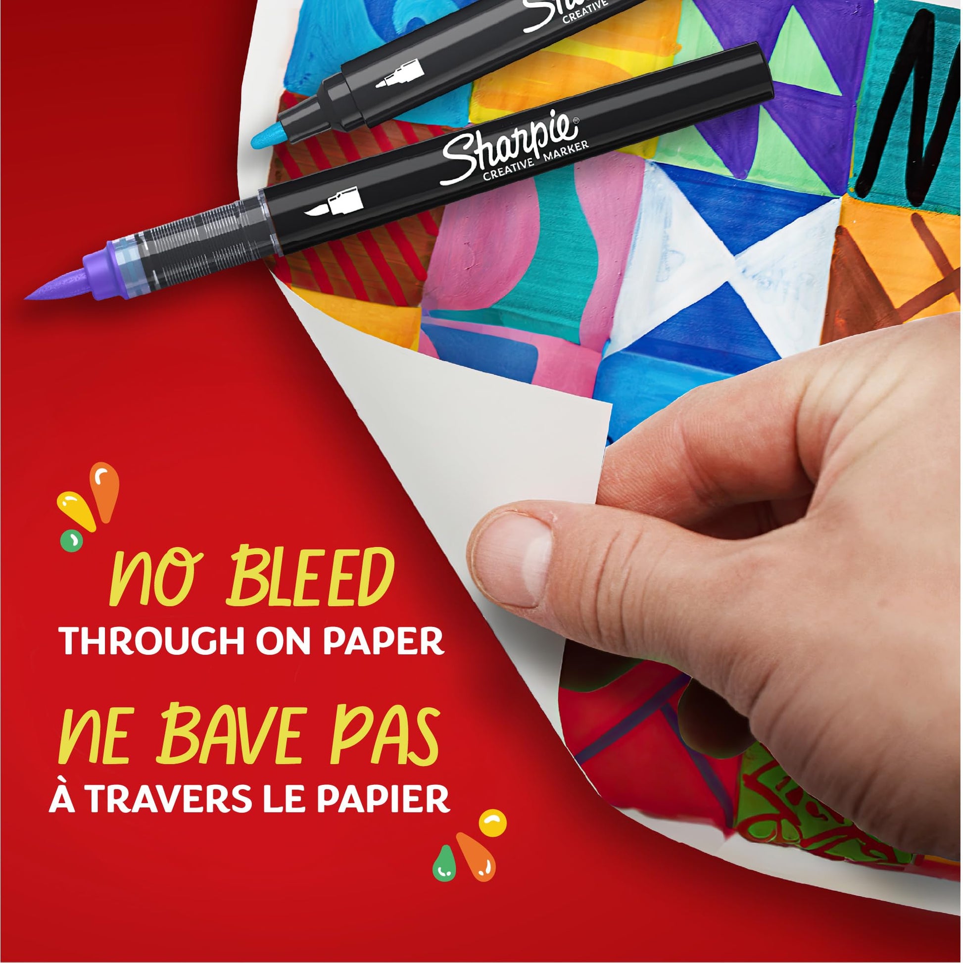 Buy now Sharpie Creative Acrylic Markers - Brush Tip, Set of 2, 2196903 at indiglob india