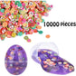 Tiny Fruit Slime Charms Cute Set, 10000pcs Charms for Slime Assorted Fruits Apple Banana Strawberry Blueberry Watermelon Melon and More for Craft Making, Ornament Nail Art DIY Crafts