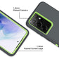 MXX Case Compatible with Galaxy S21 Ultra Case, 3-Layer Super Full Heavy Duty Body Bumper Cover/Shock Protection/Dust Proof, Designed for Samsung Galaxy S21 Ultra 5G 6.8 Inch 2021 (Green/Gray)