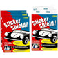 STICKER SHIELD - Windshield Sticker Applicator for Easy Application, Removal and Re-Application from Car to Car - 4 inch x 6 inch Sheets (2 Packs (4 Sheets Total))