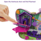 Polly Pocket Compact Playset, Backyard Butterfly with 2 Micro Dolls & Accessories, Travel Toys with Surprise Reveals
