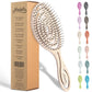 Buy now Ninabella Detangle Hair Brush for Women & Men - Does not Pull - Straightening Brushes for Straight & Curly Hair - Unique Spiral Detangling Hairbrush - Green Regular cream at indiglob india
