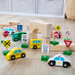 Buy now Melissa & Doug Wooden Vehicles and Traffic Signs with 6 Cars and 9 Signs at indiglob india