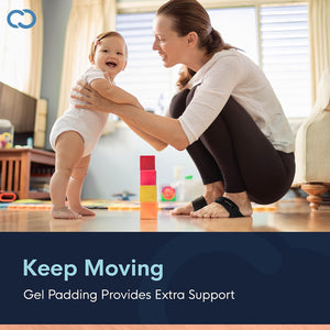 Copper Compression Adjustable Padded Arch Support - Orthopedic Brace - 2 Plantar Fasciitis Braces/Sleeves. Heel Spurs, Feet Pain Relief, Flat & Fallen Arches, Flat Feet (1 Pair - One Size Fits All)