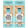 L'Oreal Paris Magic Root Rescue 10 Minute Root Hair Coloring Kit, Permanent Hair Color with Quick Precision Applicator, 100 percent Gray Coverage, 4 Dark Brown, 2 count - 1 Count (Pack of 2)