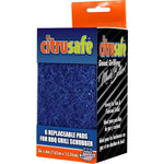 CitruSafe 6 Count Replaceable BBQ Grill Scrubber Pads - Removes Grease and Burnt Food Safely from Gas and Charcoal Grill Grates - My Store