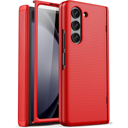 for Samsung Galaxy Z Fold 5 Case with Screen Protector & Hinge Protection, Slim Fit Shockproof Lightweight Durable Hard PC Cover Phone Case for Samsung Galaxy Z Fold 5 5G 2023, Black