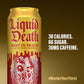 Buy now Liquid Death Iced Tea - Blueberry Buzzsaw (Blueberry-Flavored Black Tea), Less Sugar*, Boost of Caffeine, B Vitamins, No Artificial Sweeteners, 12 Fl Oz (Pack of 12) at indiglob india