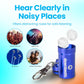 High Fidelity Ear Plugs for Hearing Protection - Discreet, Clear Ear Plugs for Concerts, Festivals & Noisy Events - Up to 18dB Background Noise Reduction Reusable Ear Plugs - Comes with Aluminum Case