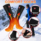 Autocastle Heated Socks for Men Women - Rechargeable Battery Electric Socks for Chronically Cold Feet - Winter Warm Thermal Washable Unisex Foot Warmer for Hunting Skiing Cycling
