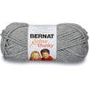 Bernat Softee Chunky Yarn, 3.5 Oz, Gauge 6 Super Bulky, Grey Heather - Grey Heather