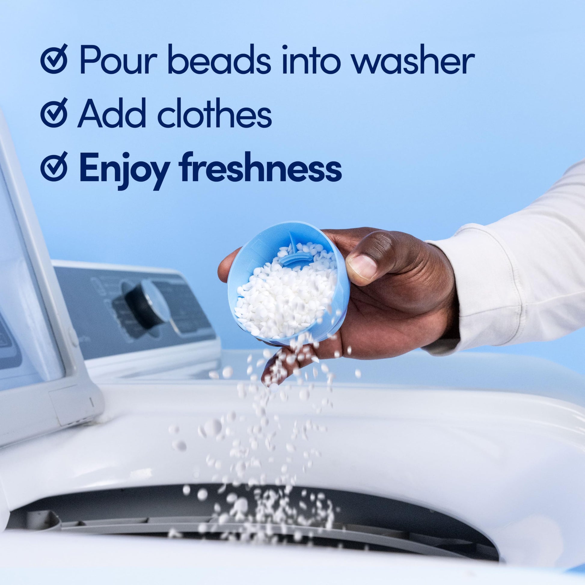 Buy now Downy Light Laundry Scent Booster Beads, Ocean Mist Scent, 24 OZ, In-Wash Fabric Beads Designed To Be Gentle With A Light Boost Of Scent, No Heavy Perfumes at indiglob india