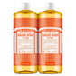 Dr. Bronner's - Pure-Castile Liquid Soap (Tea Tree, 8 ounce) - Made with Organic Oils, 18-in-1 Uses: Acne-Prone Skin, Dandruff, Laundry, Pets and Dishes, Concentrated, Vegan, Non-GMO