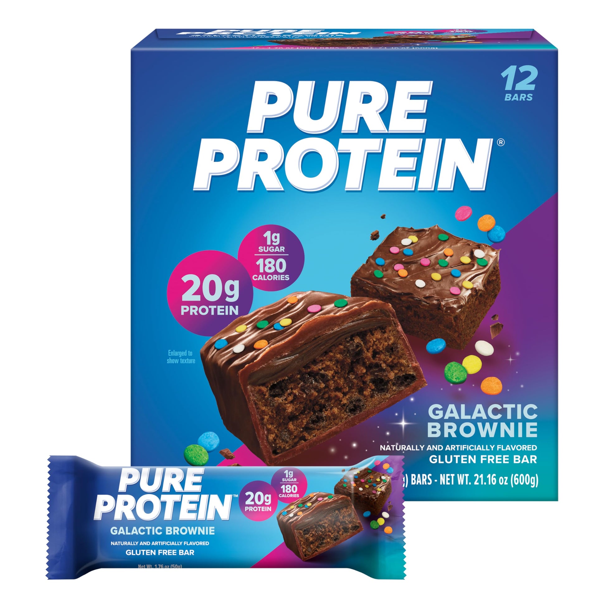 Buy now Pure Protein Chocolate Peanut Caramel Protein Bars – 20g Protein, 3g Sugar, 190 Calories (12 count) Low Sugar* High Protein Snack - Gluten Free - Perfect for a Healthy Snack at indiglob india