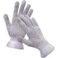MIG4U Moisturizing Beauty Gloves Touchscreen Overnight Sleeping Glove for Women Dry Hands, Nighttime Lotion, Eczema, SPA, Cosmetic Treatment, Grey Purple 3 Pairs Size S/M