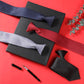 4 Pcs Men's Clip-on Ties Solid Color Men's Tie Pre Tied Clip on Ties for Man Clip on Necktie Button Ties