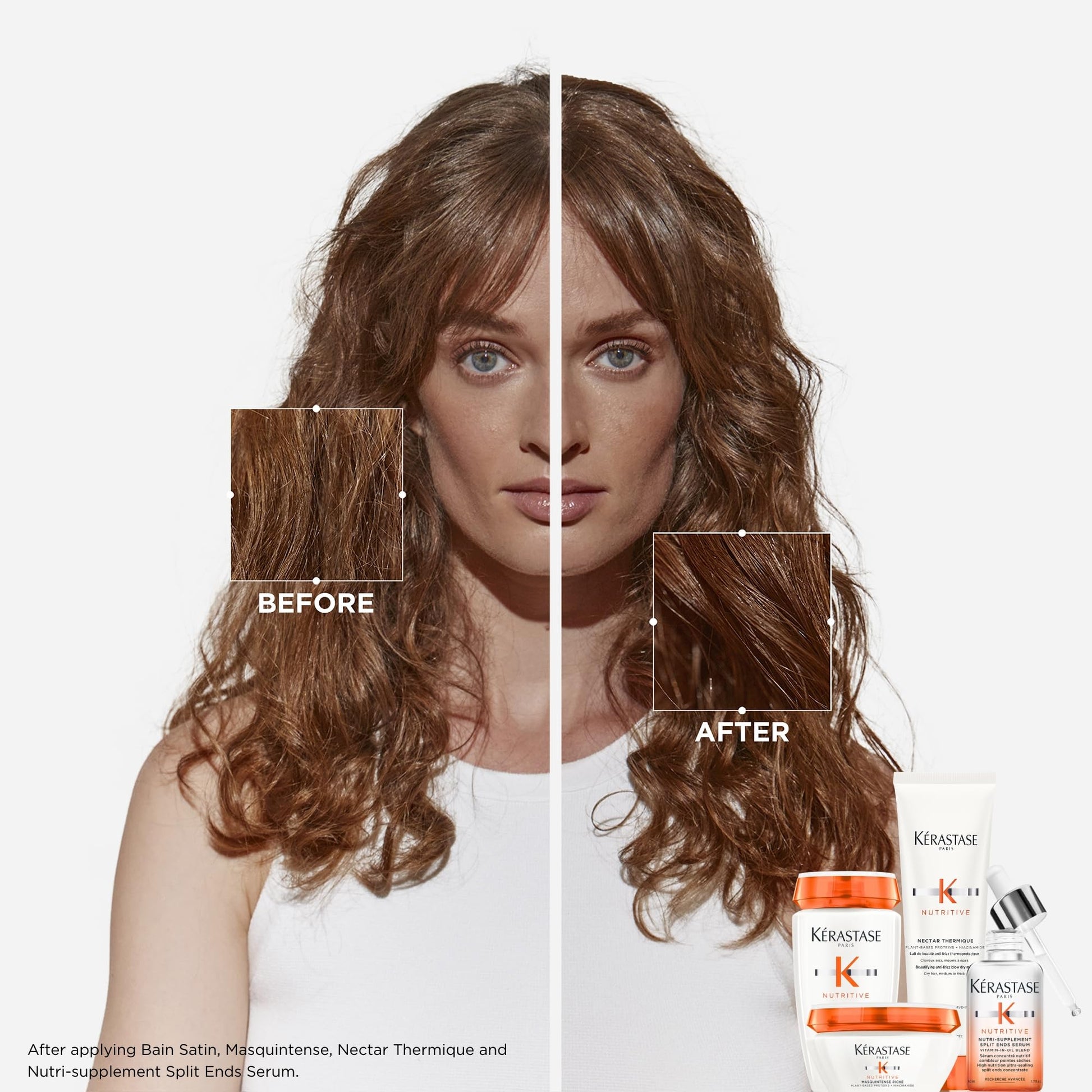 Buy now Kerastase Nectar Thermique Heat Protecting Cream - Anti-Frizz, Softness & Shine, Heat Protection, With Niacinamide, For Medium to Thick Dry Hair at indiglob india