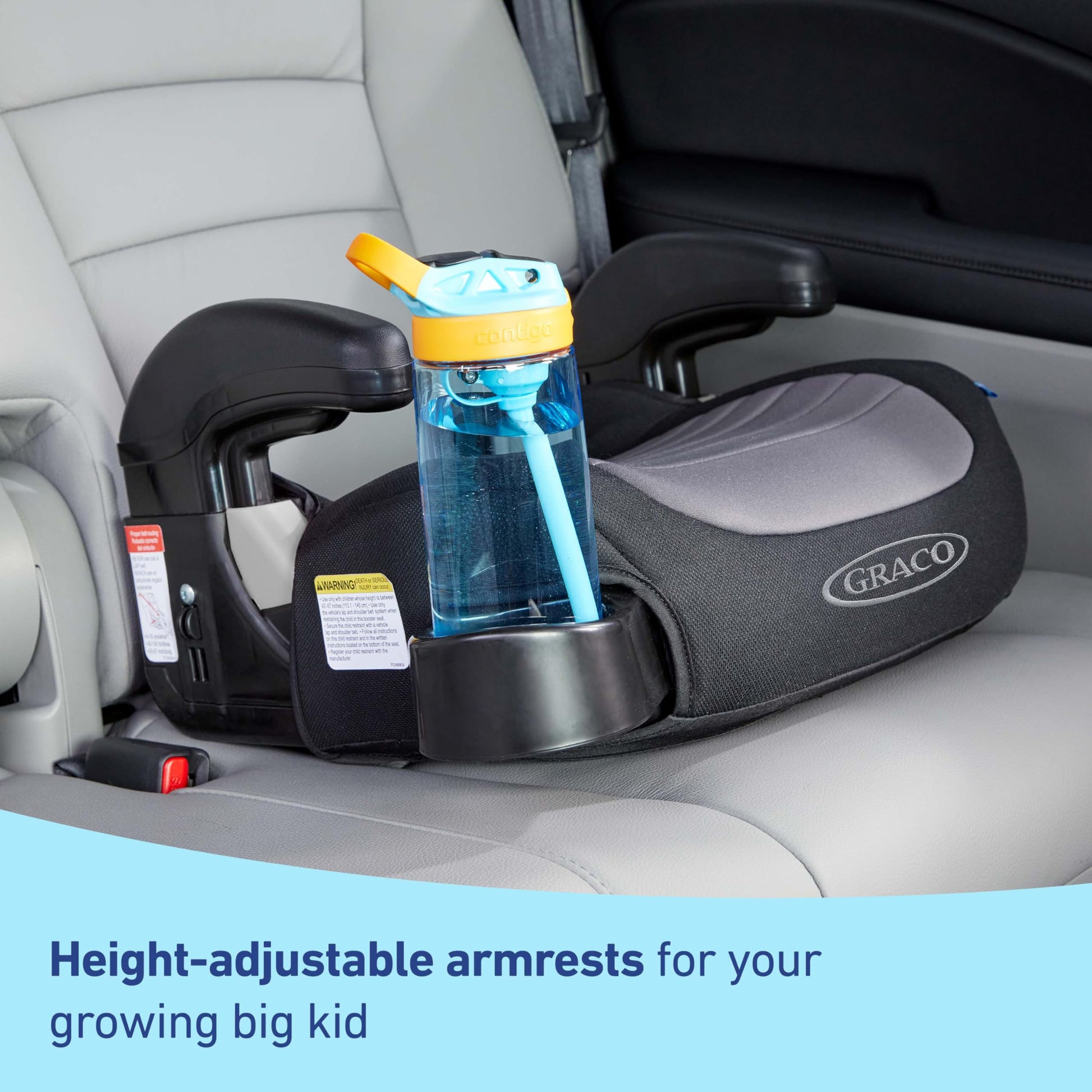 Buy now Graco TurboBooster 2.0 Backless Booster Car Seat, Trisha, Easy to Clean with Halfway Cup Holders at indiglob india