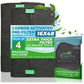 Breathe Naturally Universal Cut to Fit Carbon Activated Air Filter - Replacement Charcoal Filters - Pre Filter Carbon Sheet for Air Purifier, Vent Filters & More - Made in USA (Pack of 1, 16x48)