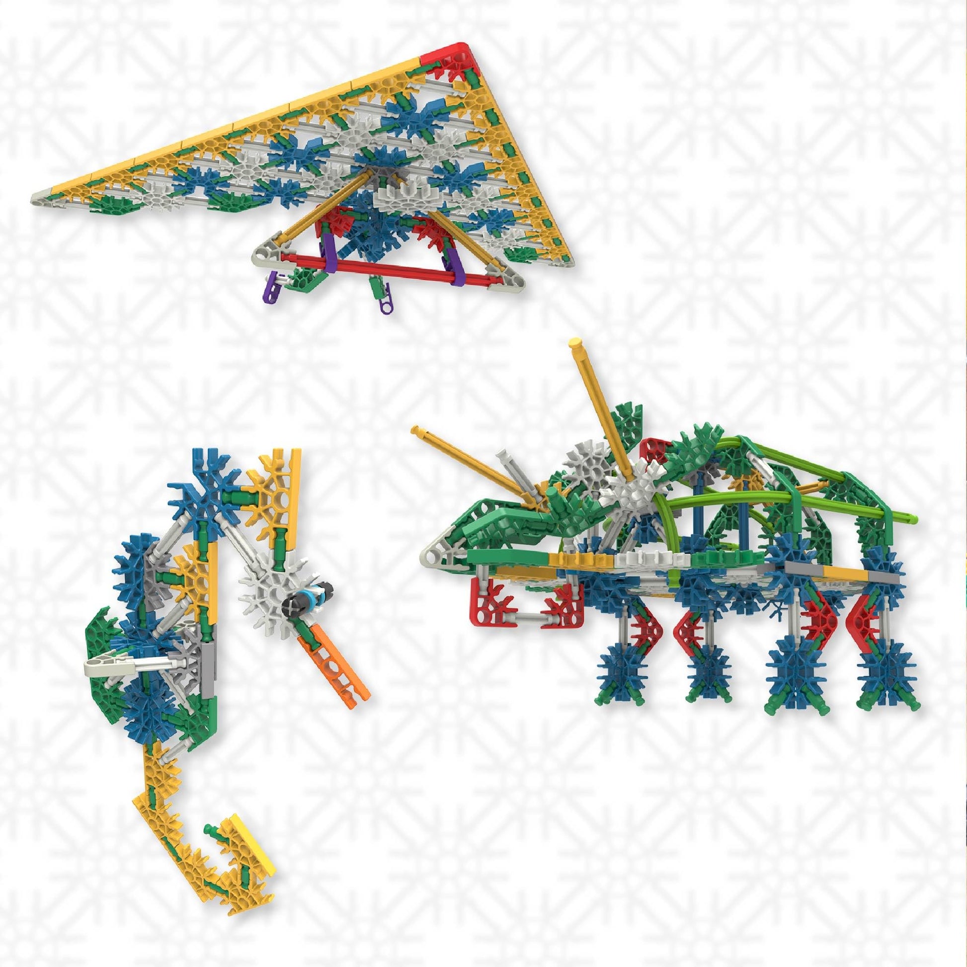 Buy now K'NEX - 100 Model Building Set ‚ 863 Pieces, STEM Building, Kid Construction Set‚ Ages 7+ at indiglob india