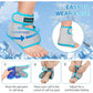 Ankle Ice Pack Wrap for Injuries Reusable, Hot Cold Compression Therapy, Foot Ice Pack with 2 Cold Gel Packs for Relief Sports Injury,Sprained Ankles and Heels,Plantar Fasciitis,Achilles Tendonitis