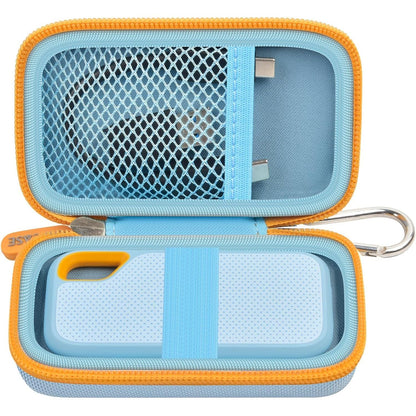 Hard Case Compatible with SanDisk 500GB/ 1TB/ 2TB/ 4TB Extreme Portable SSD - Up to 1050MB/s - USB-C, USB 3.2 Gen 2 - External for Solid State Drive. Carrying Travel Holder for USB Cables (Box Only)