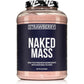 NAKED Mass - Natural Weight Gainer Protein Powder - 8 LB Bulk, GMO Free, Gluten Free & Soy Free. No Artificial Ingredients - 1,250 Calories per Serving