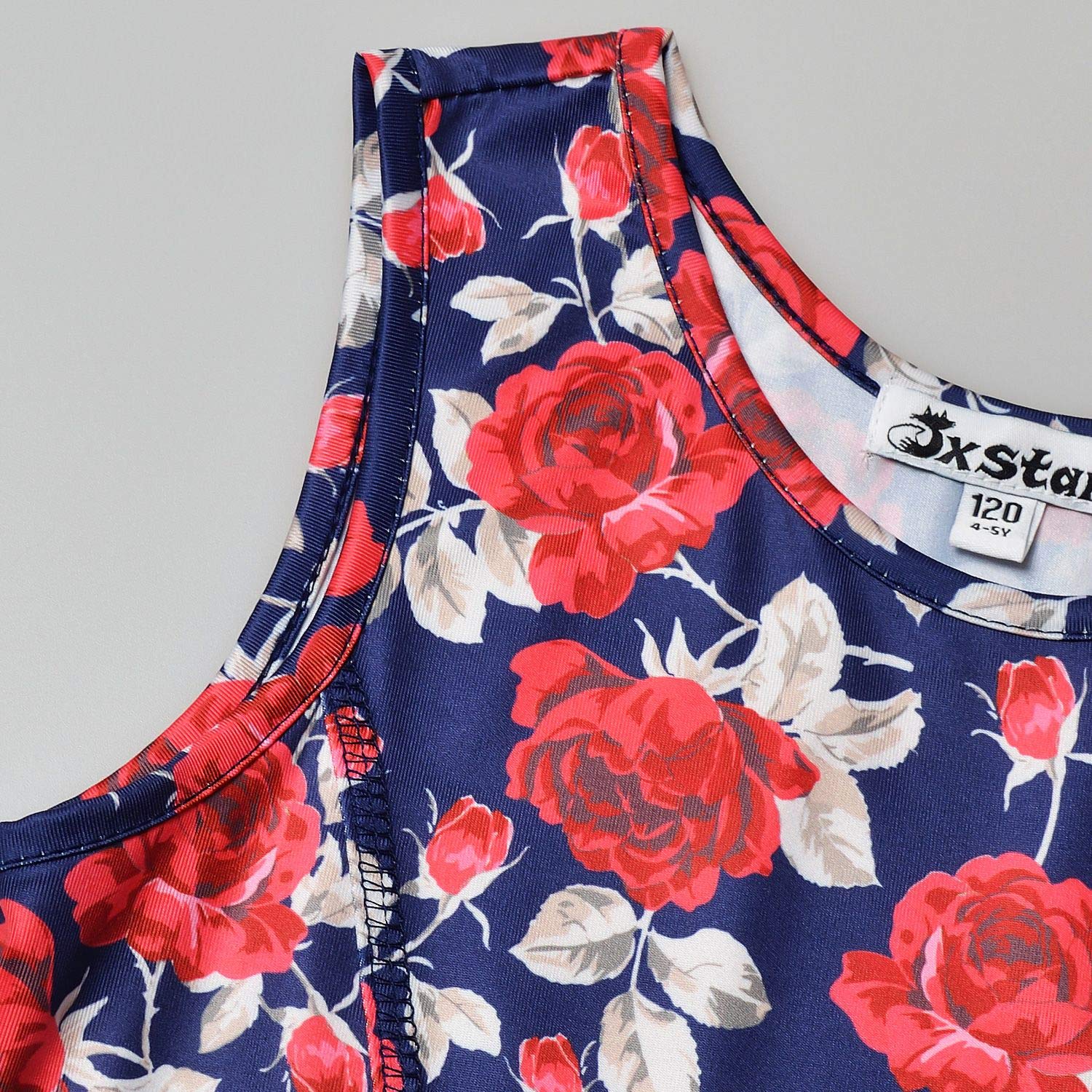 Buy now Girl & Doll Matching Dresses Floral Clothes Sleeveless Summer Swing Dress 3t 4t Navy Flower at indiglob india