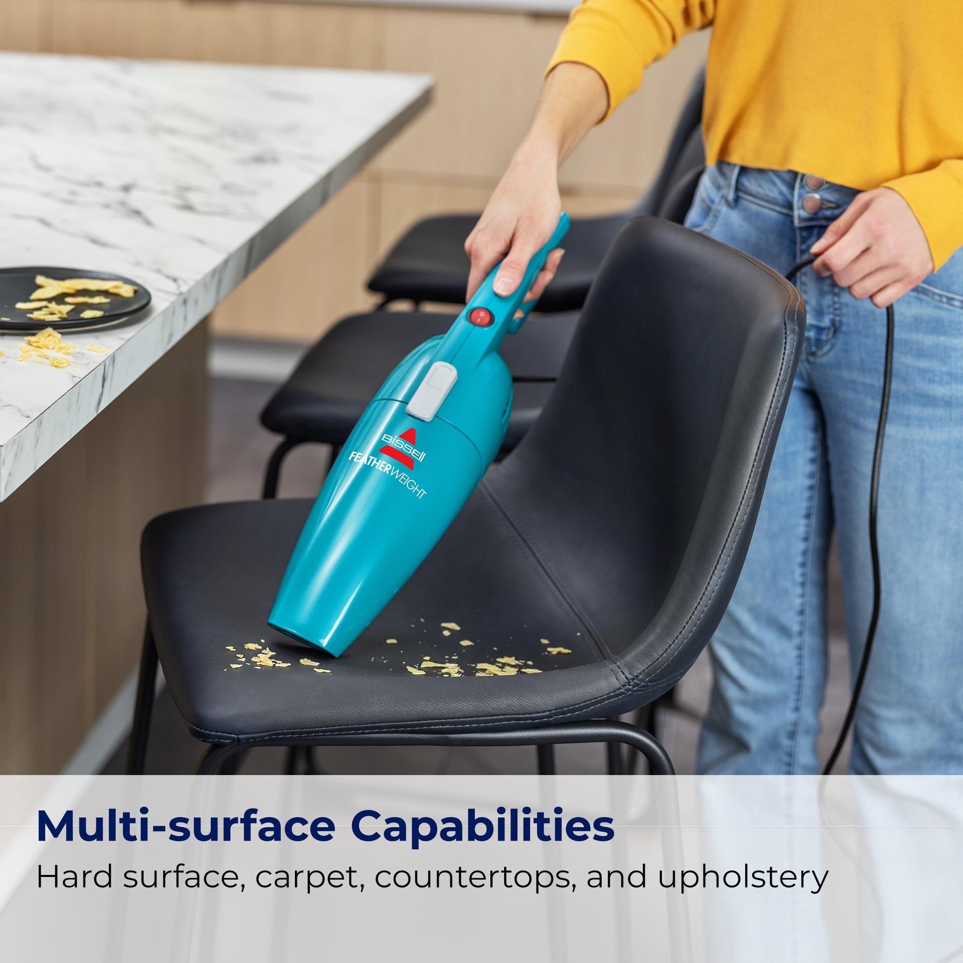 Buy now Bissell Featherweight Stick Lightweight Bagless Vacuum with Crevice Tool, 2033, at indiglob india