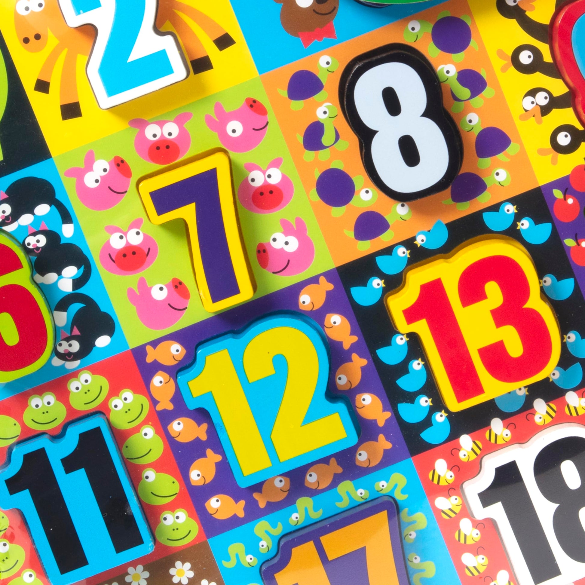 Buy now Melissa & Doug Jumbo Numbers Wooden Chunky Puzzle (20 pcs) at indiglob india