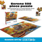 Buy now Buffalo Games - 500 Piece Jigsaw Puzzle Angelo Bonito Autumn Lake House, Made in USA, Premium Recycled Board, Full-Color Poster at indiglob india