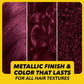 Got2b Metallics Permanent Hair Color, M68 Dark Ruby