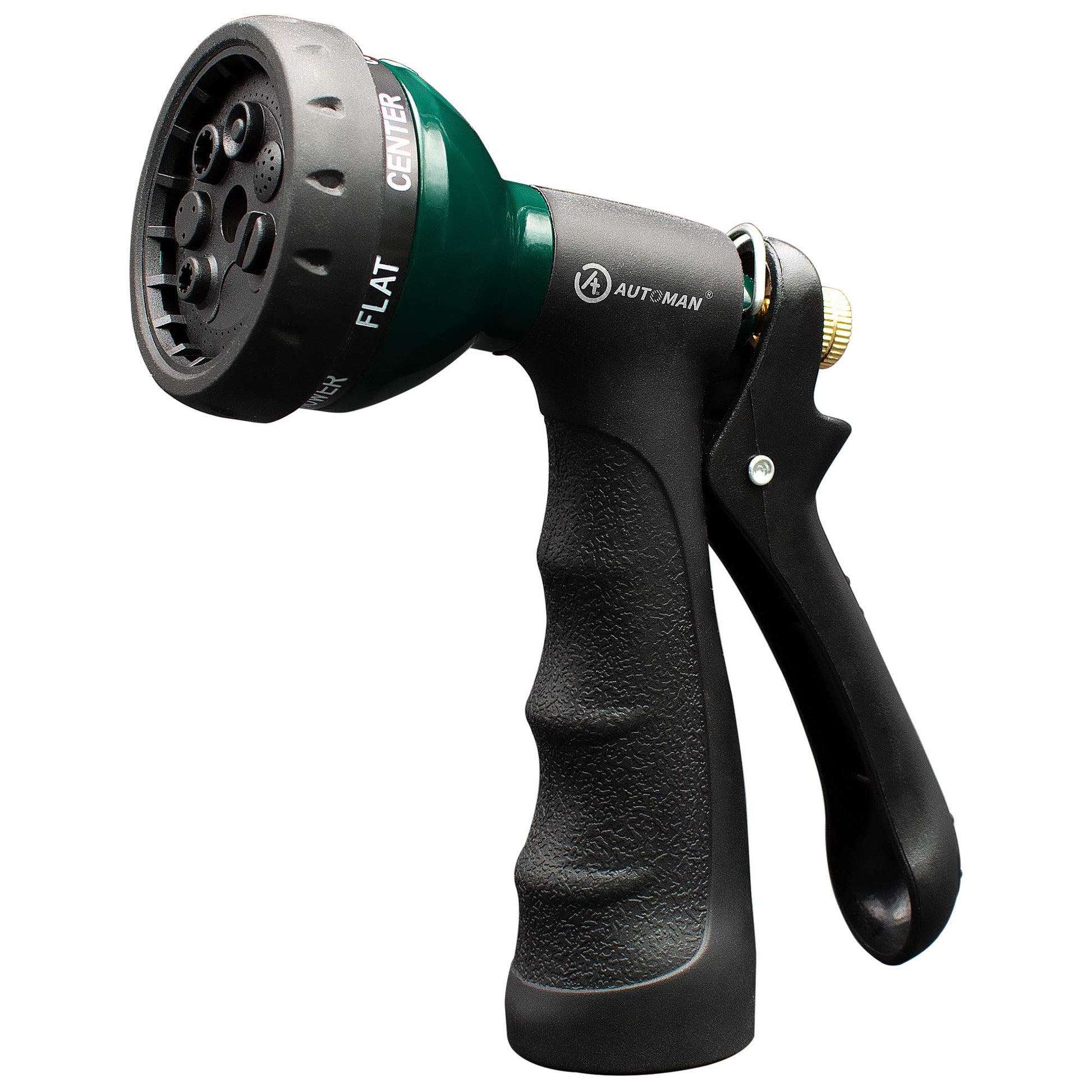 Buy now AUTOMAN-Garden-Hose-Nozzle, ABS Water Spray Nozzle with 7 Adjustable Watering Patterns, Slip Resistant for Watering Plants, Lawn& Garden, Washing Cars, Cleaning, Showering Pets & Outdoor Fun. at indiglob india