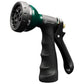 Buy now AUTOMAN-Garden-Hose-Nozzle, ABS Water Spray Nozzle with 7 Adjustable Watering Patterns, Slip Resistant for Watering Plants, Lawn& Garden, Washing Cars, Cleaning, Showering Pets & Outdoor Fun. Black at indiglob india