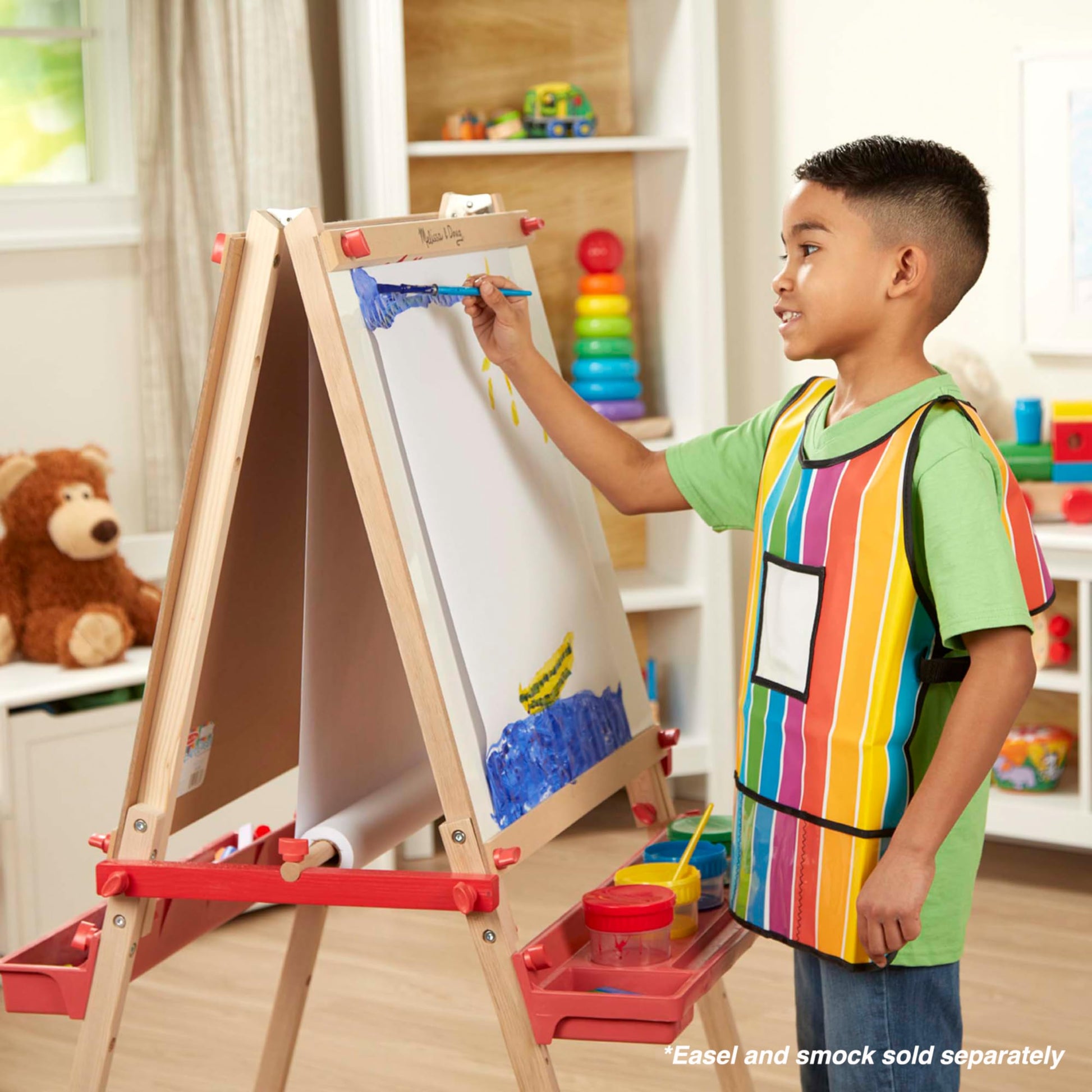 Buy now Melissa & Doug Easel Paper Roll - 17 Inches Wide, 75 Feet Long for Painting, Drawing, Art and Craft Projects for Kids at indiglob india