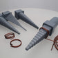 Buy now The Beadsmith Mandrel 4X, Wire Wrapping Set, 4 Different Shapes, Oval, Square, Round and Triangle, Plus Interchangeable Handle, Metal Jewelry Forming and Shaping Tool at indiglob india