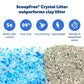 Buy now PetSafe ScoopFree Disposable Crystal Cat Litter Tray - Easy Cleaning Box - Refill Tray for Electric Litter Box - Fragrance Free - 4.3 lb Bags - 6 Pack at indiglob india