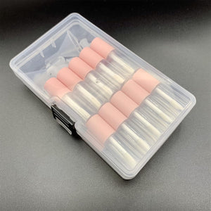 3.5ML Mini Lip Gloss Tubes Empty With Wand Pink Diy Lipgloss Making Kit for Small Businesses Refillable Lip Gloss Containers Set for Girls（20pcs in One Box）